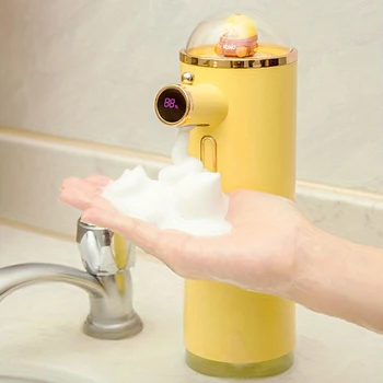  Автоматический дозатор пены для мыла Бесконтактная 3-ступенчатая интеллектуальная индукционная стиральная машина для рук Дозатор мыла для ванной комнаты туалета Кухни