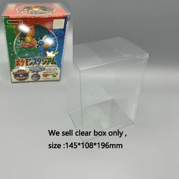  Прозрачный защитный чехол для домашних животных для N64 Poke mon Stadium game ограниченная версия коллекции Дисплей Защитный ящик для хранения