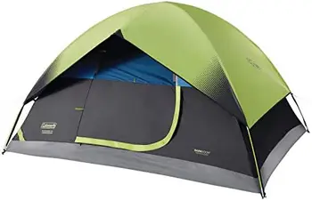  Кемпинговая палатка Sundome с темной комнатой, палатка на 4/6 человек, блокирует 90% солнечного света и сохраняет внутри прохладу, легкая Палатка для кемпинга.