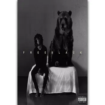  Новая музыкальная обложка 6lack в стиле рэп-хип-хоп на заказ-Шелковый художественный плакат, наклейка на стену, украшение в подарок