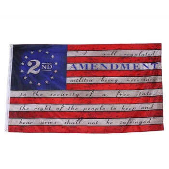  2-я Вторая поправка 1791 года, винтажный баннер с американским флагом 3x5 футов, декор пещеры человека