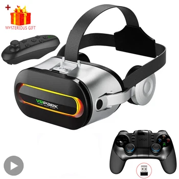  Viar 3D Очки Виртуальной Реальности VR Гарнитура Bluetooth Устройства Шлем Линзы Очки Смарт Смартфон Телефон Наушники Контроллеры