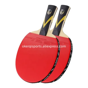  5-звездочная Профессиональная Ракетка для настольного тенниса с 7-слойным Лезвием, Ракетка для настольного тенниса с сумкой, Подходящая для Продвинутых тренировок Игроков