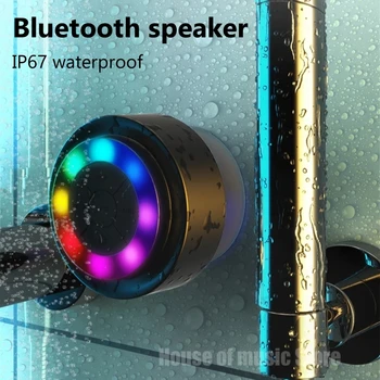  Новый Многофункциональный Красочный Атмосферный Светодиодный Ночник Открытый IP67 Wasserdichter Lautsprecher Водонепроницаемый Смарт-Динамик Для Телефона