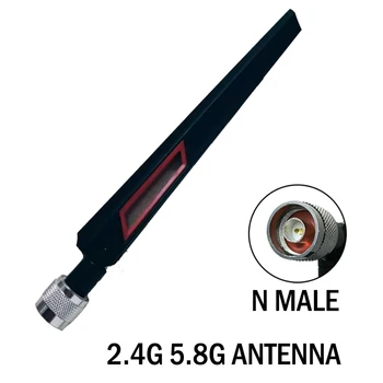  2p eoth N МУЖСКОЙ SMA женский 2.4G wifi антенна 5.8Ghz real 8dBi RP-SMA двухдиапазонная 2.4g 5.8g Antena IOT ufl./IPX 1.13 Косичка ipex1