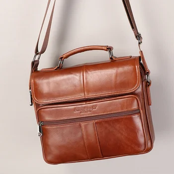  Мужские сумки из натуральной кожи, мужская большая деловая сумка через плечо для планшета, мужская сумка-тоут через плечо для мальчиков