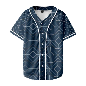  Бейсбольная рубашка с рисунком и индивидуальностью 2023, Летняя футболка с коротким рукавом, Унисекс, Джерси 202