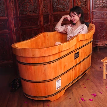  Удобная деревянная ванна Персональная Портативная Гибкая ванна Aldult, Большая Сливная мебель для салона Secchio Pieghevole CY50YT