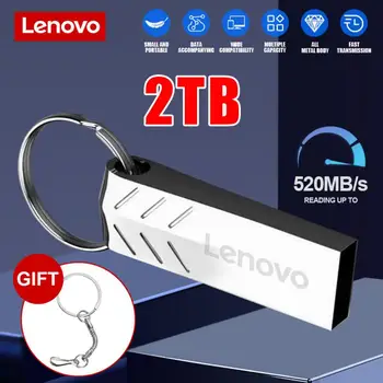  Lenovo Usb Флэш-Накопитель 1 ТБ Usb 3.0 128 ГБ Флэш-памяти Usb 2 ТБ Флешки 512 гб Высокоскоростной Usb memoria Для Ноутбука / Телефона Adroid