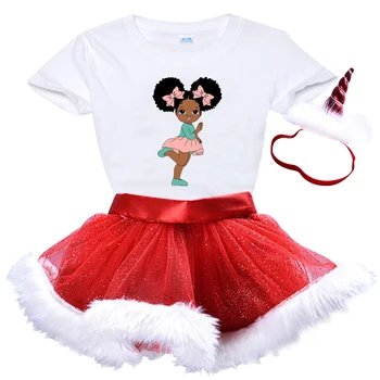  Принцесса Дети, Детское Рождественское свадебное платье, праздничное платье с блестками + футболка, костюмы, пачка для девочек, Детская одежда, Детские новогодние платья