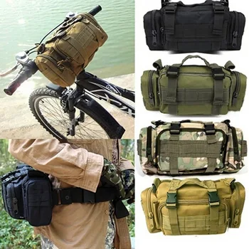  Функции Тактическая поясная спортивная сумка, ультралегкая охотничья солдатская тактическая поясная охотничья сумка, Водонепроницаемая нейлоновая военная поясная сумка