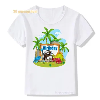  Футболки с изображением парка с аниме и мультфильмами, футболки для мальчиков, одежда для мальчиков, одежда для дня рождения, рубашки для девочек, детские футболки