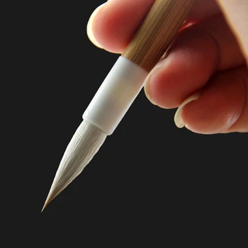  Маленькая Обычная кисть для написания сценария Работающая кисть для практики каллиграфии Начинающий Копировать Священные Писания Специальной ручкой Tinta China