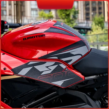  1 Комплект для мотоцикла QJMOTOR Race 600 Race600 RR 2022, противоскользящая накладка на бак, боковая тяговая наклейка на бак.