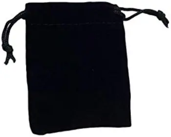  Черная бархатная сумка, ювелирные изделия, парча, подарок, ювелирная сумка