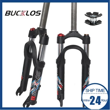  Складная Велосипедная вилка BUCKLOS, 20-дюймовая Вилка для горного велосипеда с масляной подвеской, Велосипедные вилки Bmx из алюминиевого сплава, Аксессуары для велоспорта