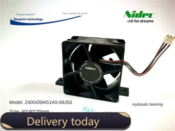  Новый Немой Z40G05MS1A5-69J53 5v0. 05A 4020 4-сантиметровый вентилятор охлаждения с гидроприводом 40*40*20 мм