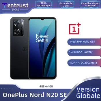  Глобальная версия смартфона OnePlus Nord N20 SE N20 33 Вт SUPERVOOC Charge Аккумулятор 5000 мАч 50 Мп AI Двойная камера 6,56 