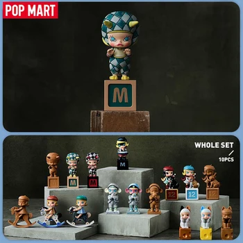  Юбилейные статуэтки POP MART MOLLY Классическая Ретро серия Mystery Box 1ШТ/10ШТ POPMART Blind Box Милая коллекционная художественная игрушка