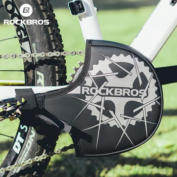  Защитный кожух коленчатого вала ROCKBROS, Эластичное кольцо цепи, Защитное для MTB шоссейного велосипеда от падения, Аксессуары для велосипедов