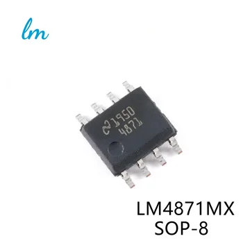  10 Шт./ЛОТ LM4871MX/NOPB LM4871MX SOP8 LM4871 SOP 4871 SOP-8 Усилитель мощности звука мощностью 3 Вт с режимом отключения новый и оригинальный