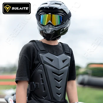  Бронежилет для мотокросса SULAITE, мотоциклетная куртка, жилет для мотокросса, защита спины, груди, защитное снаряжение для внедорожных байков