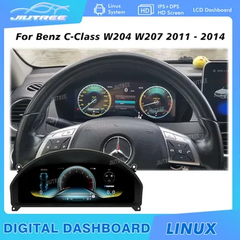  Автомобильный ЖК-цифровой кластер для Mercedes Benz E Coupe W207 C207 2010-2015, Приборная панель, Спидометр в кабине, Мультимедиа