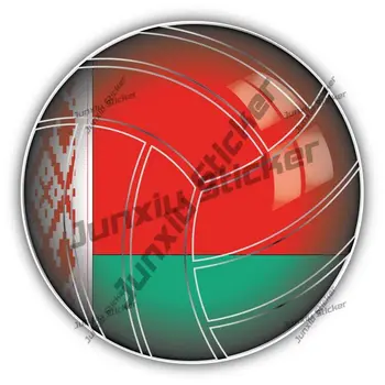  Наклейка с волейбольным флагом Беларуси, Защитная дорожная наклейка, царапина от прикуса, внешняя наклейка для украшения автомобиля, аксессуары для кемпинга на внедорожнике