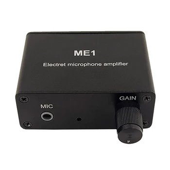  3,5 Мм Конденсаторный микрофон ME1 Усилитель для наушников Предусилитель Звука Микшерный пульт Усилитель конденсаторного микрофона