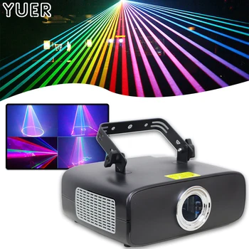  Ваш новый 2 Вт RGB анимационный сканер луча, лазерный проектор для сцены, DJ Диско-бар, клубная вечеринка, танцы, свадьба, Рождественский эффект, шоу-лампа