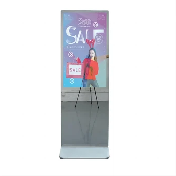 43-дюймовый ЖК-дисплей с зеркалом для занятий йогой, умное зеркало для фитнеса в тренажерном зале