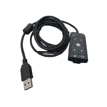  Обновление гарнитуры с помощью внешней звуковой карты USB до 3,5 мм адаптера микрофонов для наушников Hyper-X Cloud2 7.1 Для наушников