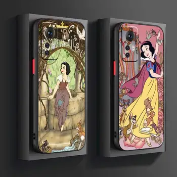  Disney Snow White Для Xiaomi Mi 13 12 12T 11T 11 11i 10T 10 9T Pro Lite Ultra 5G Матовый Полупрозрачный Чехол Для Телефона
