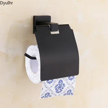  Рулон черной гостиничной бумаги в европейском стиле, антикварный держатель для бумажных полотенец, держатель туалетной бумаги из нержавеющей стали, коробка для туалетной бумаги DyuIhr