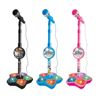  Детский микрофон и подставка, развлекательные игрушки, караоке-машина, музыкальные игрушки для детей в возрасте от 3 лет, подарки на день рождения для мальчиков и девочек