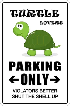  Наклейка для парковки только любителей черепах 8 