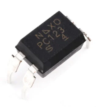  100 шт./лот Оптоизолятор SMT PC123-транзисторный оптический выход SOP-4