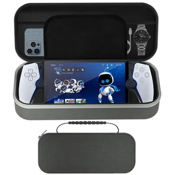  EVA Дорожный Чехол для Переноски Sony PS5 PlayStation Portal Remote Player Сумка Для Хранения с Сетчатым Карманом Защитный Чехол Для Игровой Консоли