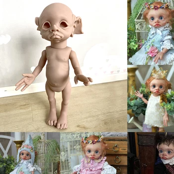  17-дюймовый Виниловый Силикон Для Всего Тела Reborn Tinky Fairy Elf Reborn Doll Kit Реалистичные Мягкие Muñecas Reborn Baby Doll Водонепроницаемые Игрушки