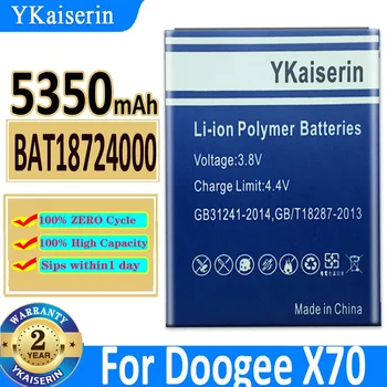  Аккумулятор YKaiserin емкостью 5350 мАч BAT18724000 для Doogee X70 Bateria