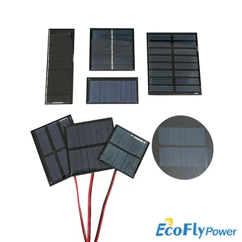  1PC 4V 4.5V Мини-Эпоксидная Солнечная Панель Mono/Poly Silicon 60mA 90mA 150mA 160mA DIY Модуль Солнечной Батареи для Солнечного Зарядного Устройства