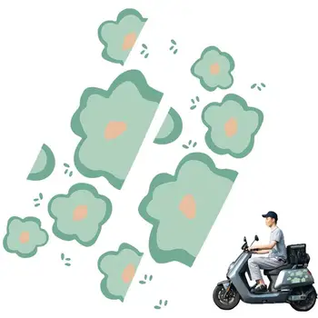  Наклейка на цветочный шлем Lovley, украшающая автомобиль стайлингом и отличительными знаками своими руками, самоклеящаяся для мотоцикла, наклейка на мотор мотоцикла, ноутбук
