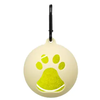  Держатель для собачьего мяча для ремня, силиконовое оборудование для дрессировки собак, Удобные инструменты для дрессировки собак, ручная насадка для собак