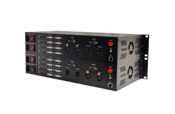  Оптоволоконный преобразователь DVI 4Ch 1080P DVI + RS232 + XLR Аудио + Ethernet по оптоволоконному удлинителю