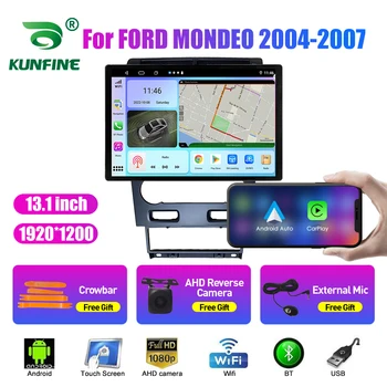  13,1-дюймовый Автомобильный радиоприемник для FORD MONDEO 2004-2007 Автомобильный DVD GPS Навигация Стерео Carplay 2 Din Центральный Мультимедийный Android Auto