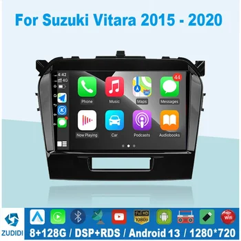  DSP 8 Ядерный Android 13 Мультимедийный DVD-Плеер Для Suzuki Vitara 2017 2018 2019 2020 Авторадио GPS Навигация Автомобильное Радио Стерео