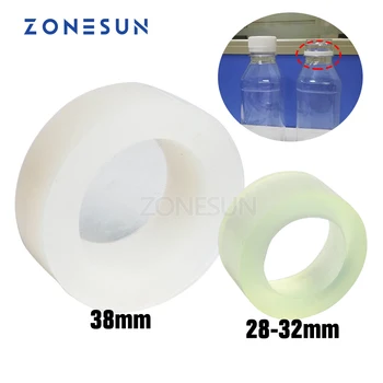  ZOUNSUN 28-32 мм, 38 мм, резиновый коврик, Круглая пластиковая бутылка с защитным кольцом, силиконовый укупорочный патрон