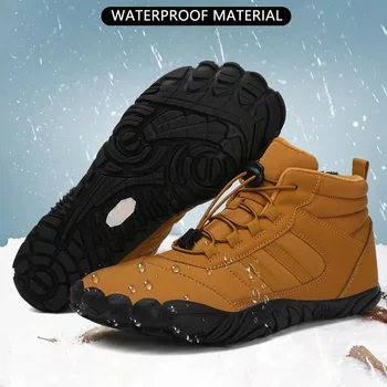  Новые зимние ботильоны, мужская повседневная обувь для босоножек, водонепроницаемая рабочая обувь, теплые меховые мужские ботильоны, зимние ботинки, большие размеры 50