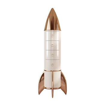  Итальянский легкий роскошный комод, креативная ракета, комод с выдвижными ящиками, современный минималистичный комод для прихожей