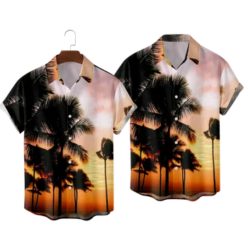  Гавайские рубашки для мужчин с фотопринтом 